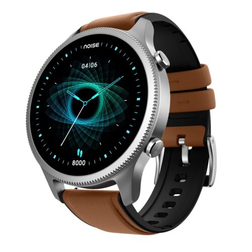 NoiseFit Halo NoiseFit Halo Smartwatch with 1.43" AMOLED Display, Bluetooth Calling, Always On Display, 100 Sports Modes, Premium Metallic Build (Vintage Brown)