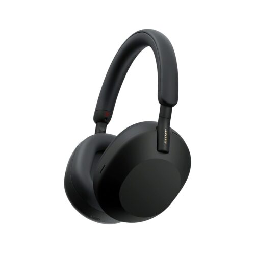 Sony WH-1000XM5 Wireless Bluetooth Over-Ear Headphones with Best Active Noise Cancellation, Mic, 30 Hours Battery Life (Black)